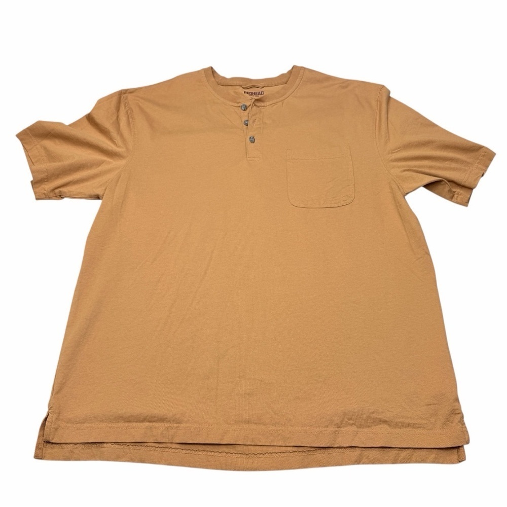 RedHead Short-sleeve pocket Henley Shirt